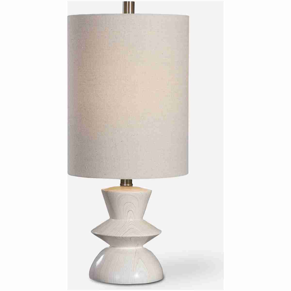 Stevens-Bleached Wood Buffet Lamp