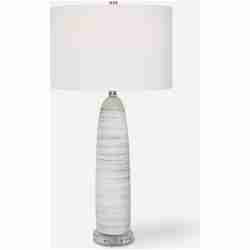 Levadia-Matte White Table Lamp