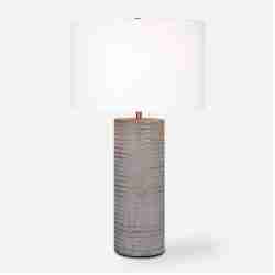 Monolith-Gray Table Lamp