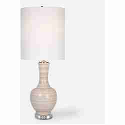 Chalice-Striped Table Lamp