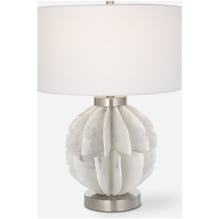 Repetition-White Marble Table Lamp