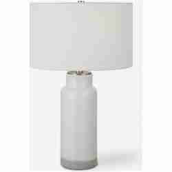 Albany-White Farmhouse Table Lamp