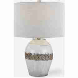 Poul-Crackled Table Lamp