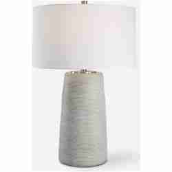 Mountainscape-Gray Ceramic Table Lamp