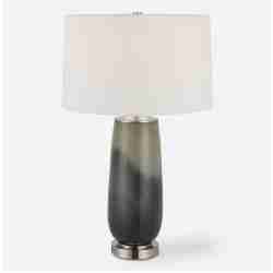 Campa-Gray-Blue Table Lamp