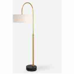 Huxford-Brass Arch Floor Lamp