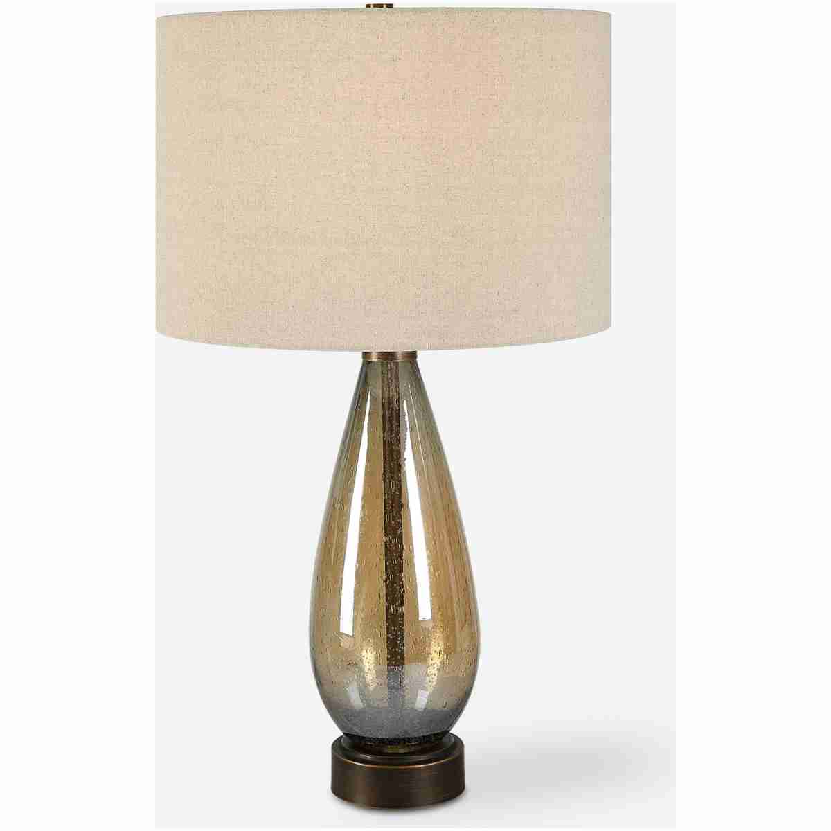 Baltic-Teardrop Glass Table Lamp