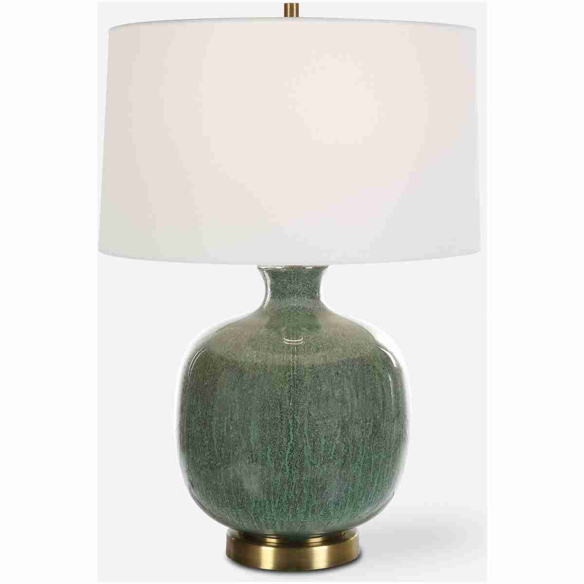 Nataly-Aged Green Table Lamp