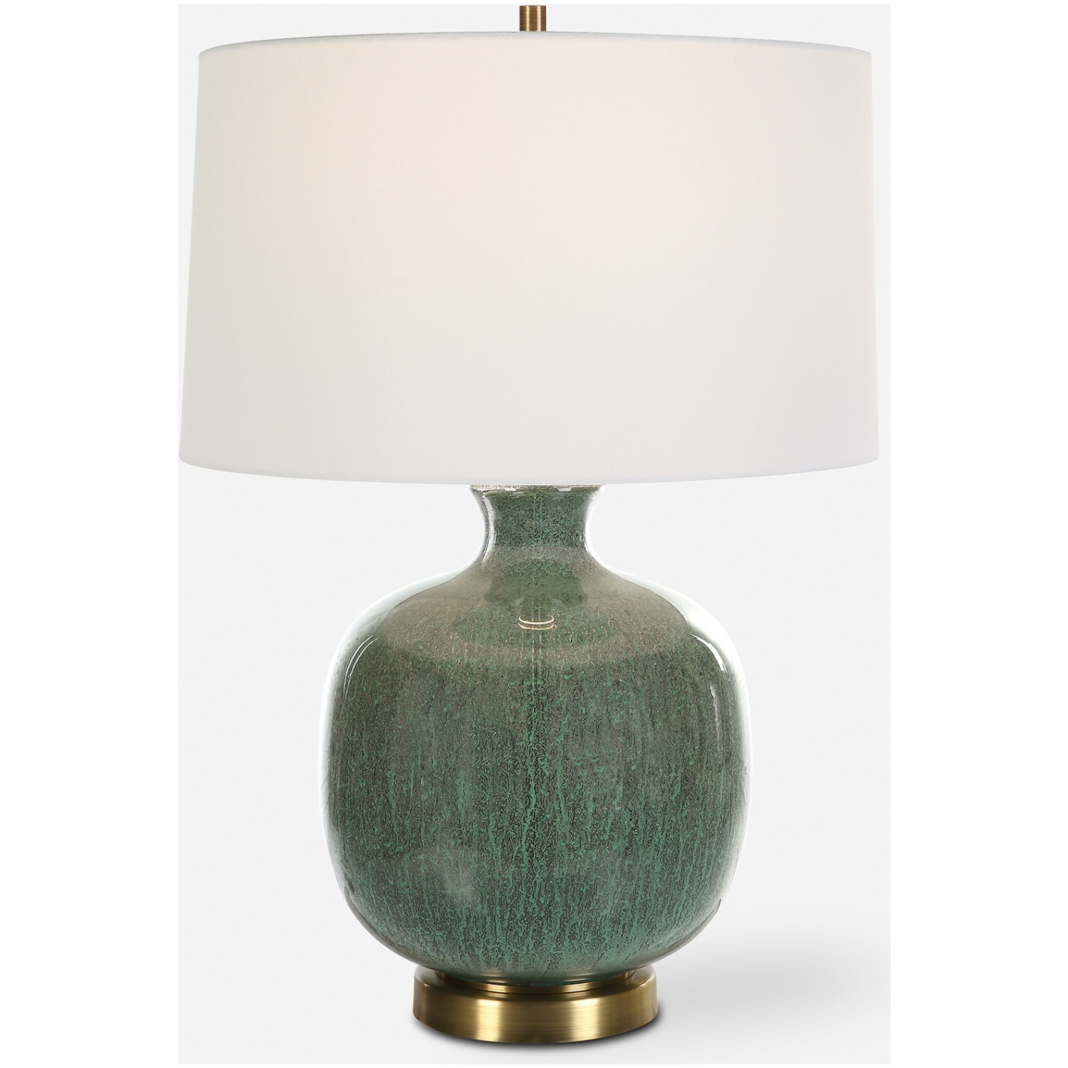 Nataly-Aged Green Table Lamp