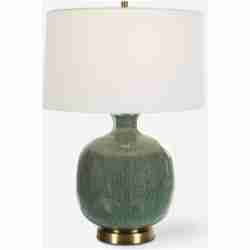 Nataly-Aged Green Table Lamp