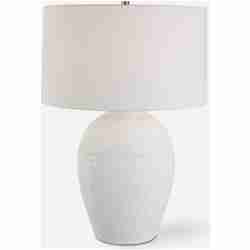 Reyna-Chalk White Table Lamp