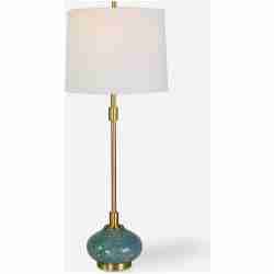 Kaimana-Aged Blue Buffet Lamp