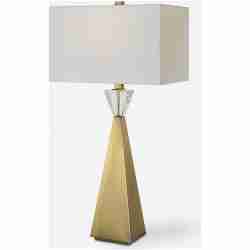 Arete-Modern Brass Table Lamp