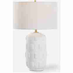 Emerie-White Table Lamp