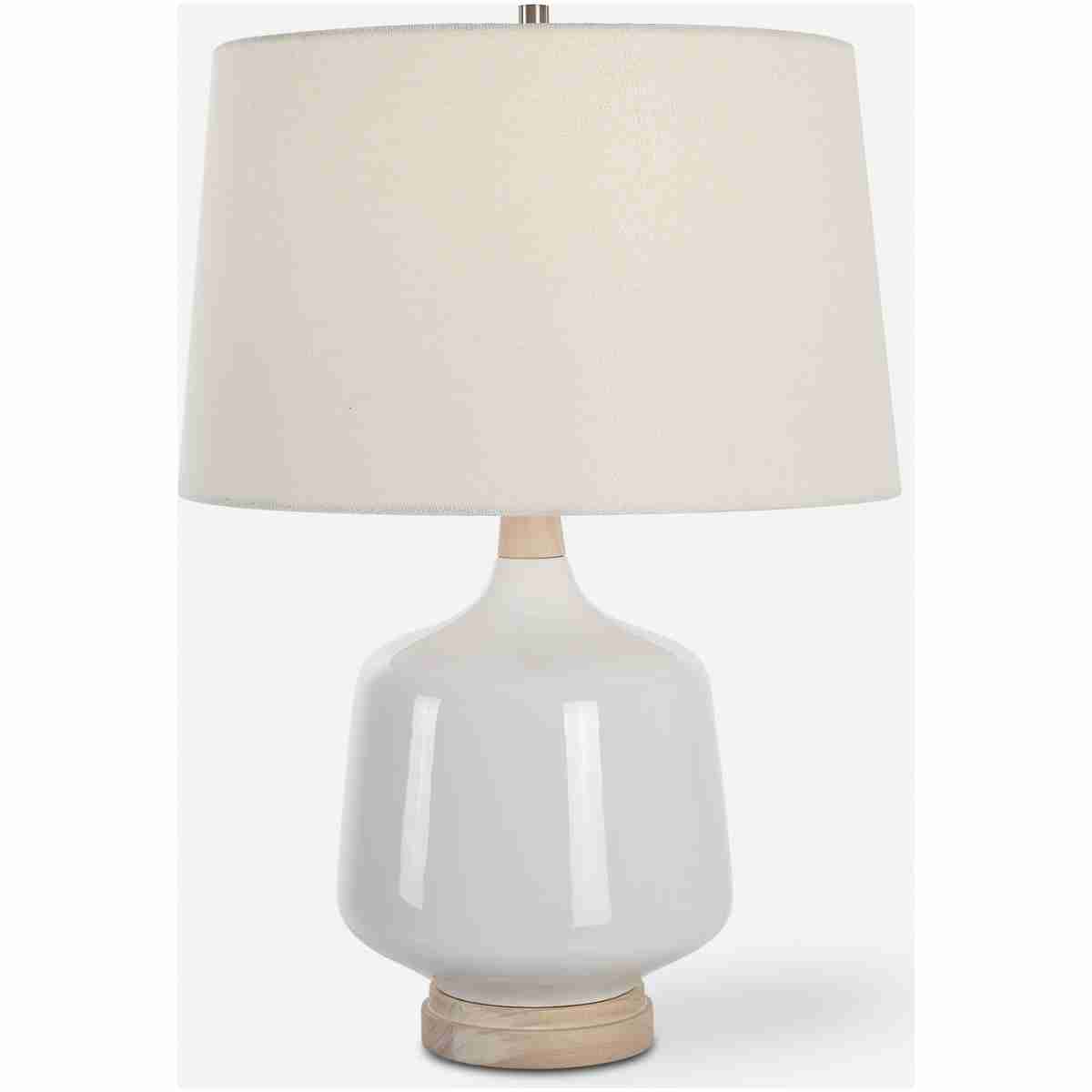 Opal-Gloss White Table Lamp