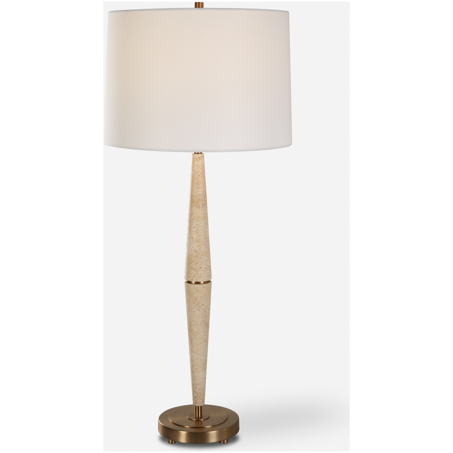 Palu-Travertine Table Lamp