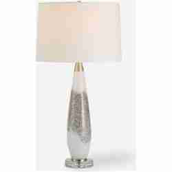 Quinn-White & Silver Table Lamp