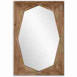 Marquise-Natural Wood Mirror