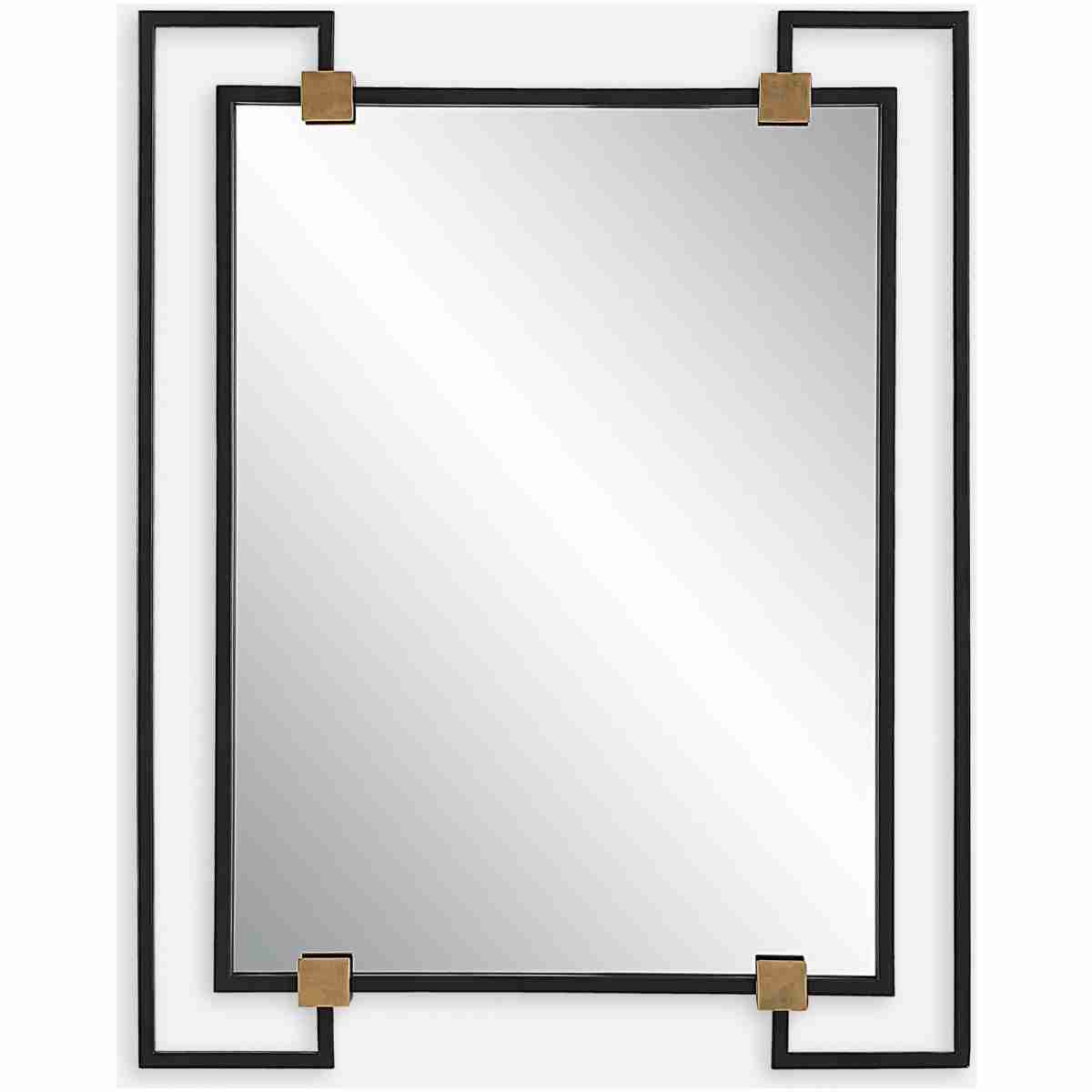 Ivey-Rectangle Industrial Mirror