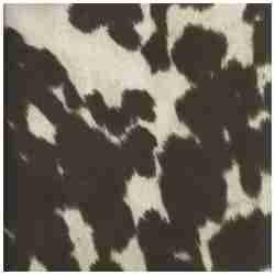 BOVINE/BLACK - Faux Leathers Fabric Suitable For Drapery