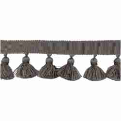 E-SONIC TASSEL/TAUPE - Tassel Trim - Cypress