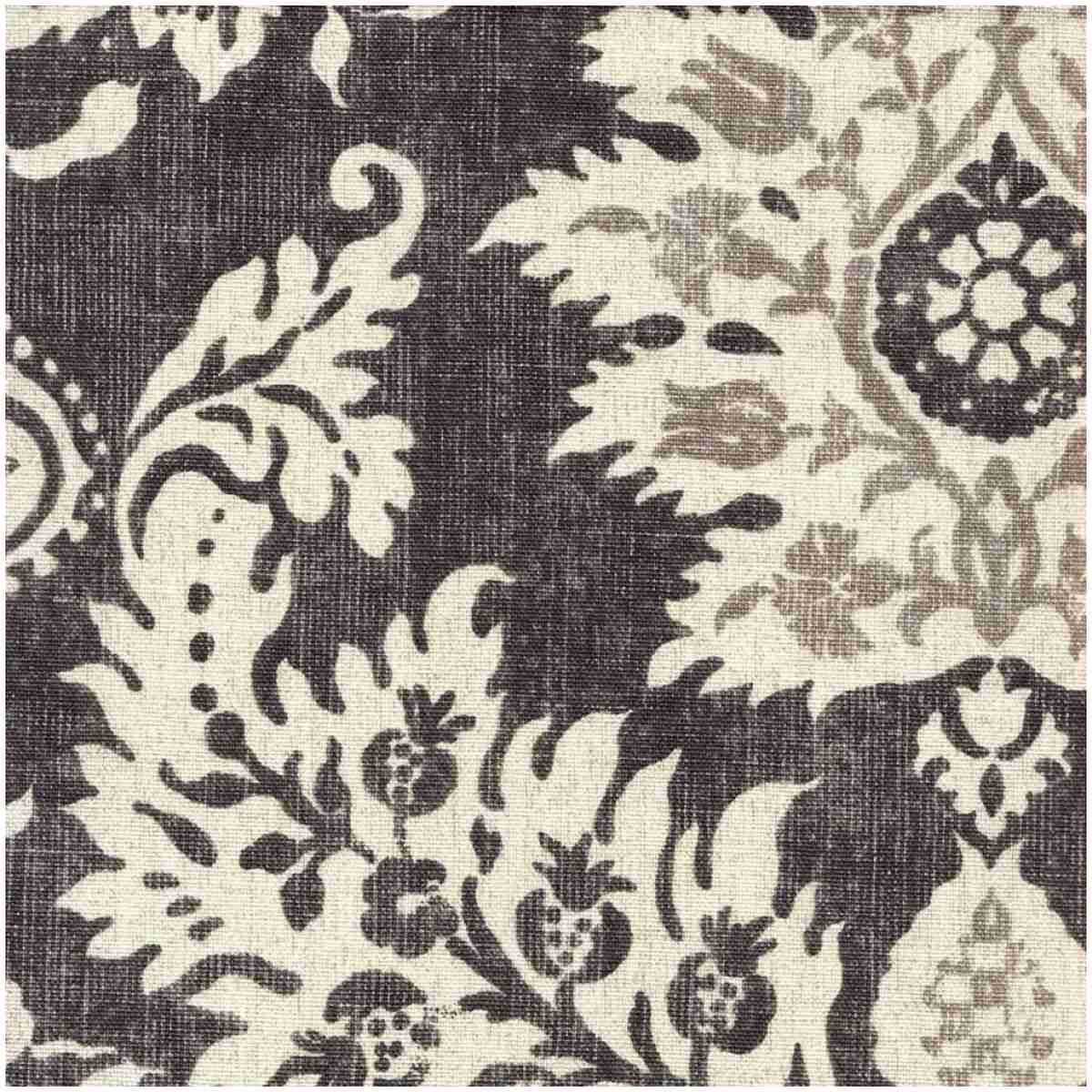 Halmon/Char - Prints Fabric Suitable For Drapery