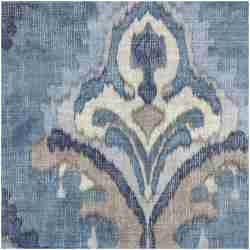 HESLAND/BLUE - Prints Fabric Suitable For Drapery