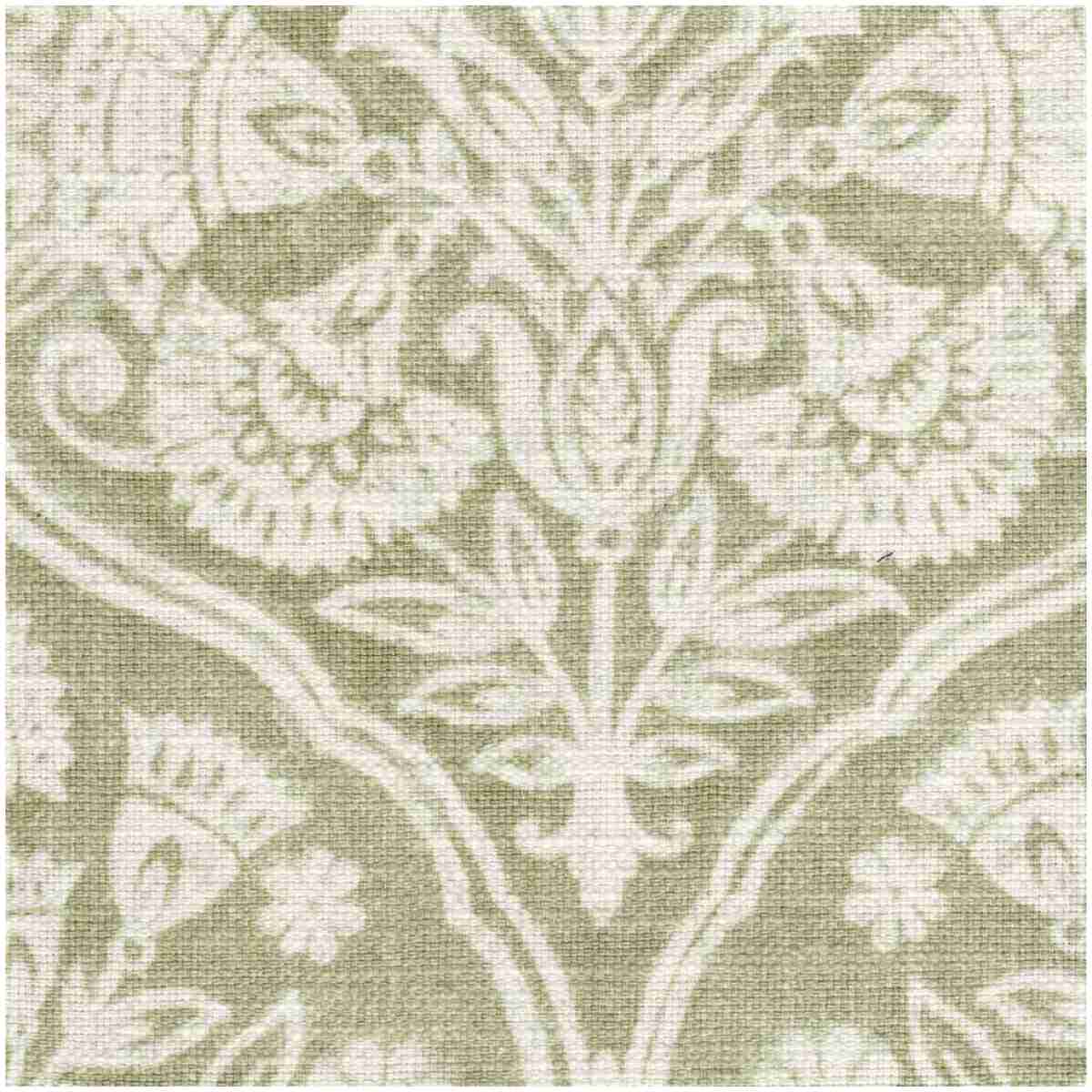 Hickley/Green - Prints Fabric Suitable For Drapery