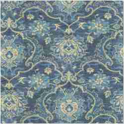 HIRAZ/NAVY - Prints Fabric Suitable For Drapery