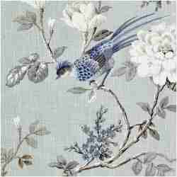 HOBIRD/GRAY - Prints Fabric Suitable For Drapery