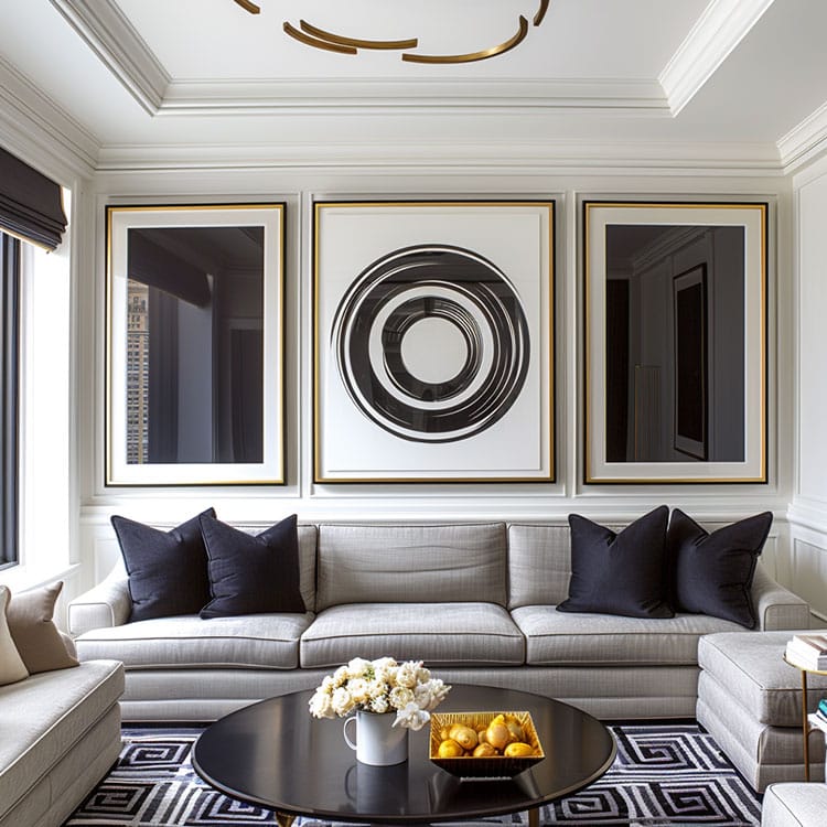 Build-a-Room Series: Luxurious Neutral Living Room