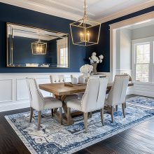 Build-a-Room-Series-True-Blue-Dining-Room-Dallas-Tx-Designer Fabric