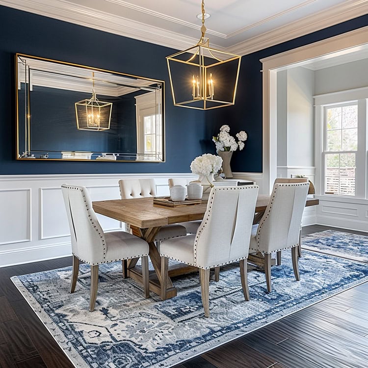 Build-a-Room Series: True Blue Dining Room