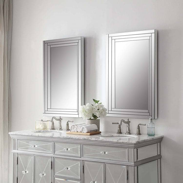 Transforming Your Space Large Accent Wall Mirrors Dallas alanna vanity mirror