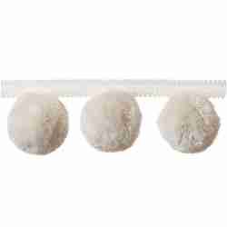 POMPOM/IVORY - Tassel Trim - Dallas