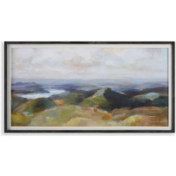 Above-Landscape Framed Print