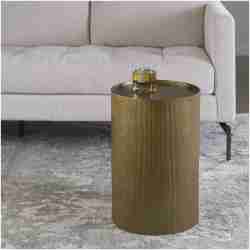 Uttermost Adrina Drum Accent Table