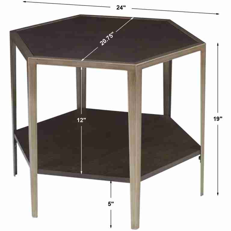 Alicia Geometric Accent Table