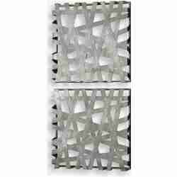 Alita Squares-Metal Wall Art