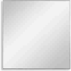 Alexo-Modern Silver Square Mirror