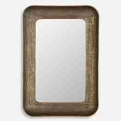 Alvaro-Antique Brass Mirror