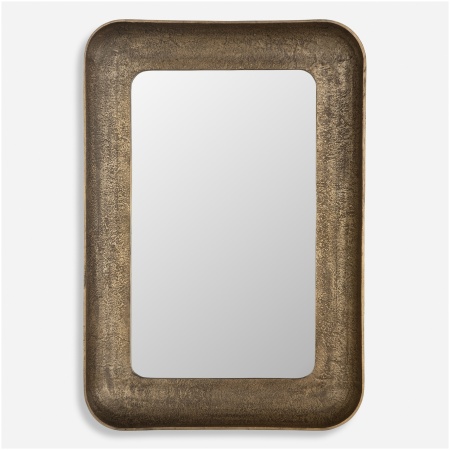Alvaro-Antique Brass Mirror