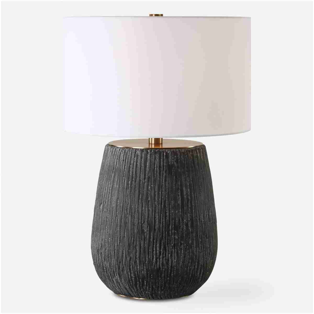 Americana-Aged Black Table Lamp