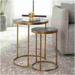 Uttermost Aragon Brass Nesting Tables