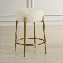 Uttermost Arles Brass Counter Stool