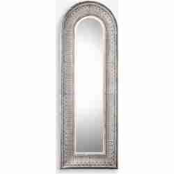 Argenton-Aged Gray Arch Mirror