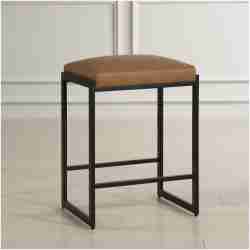 Uttermost Atticus Black Counter Stool