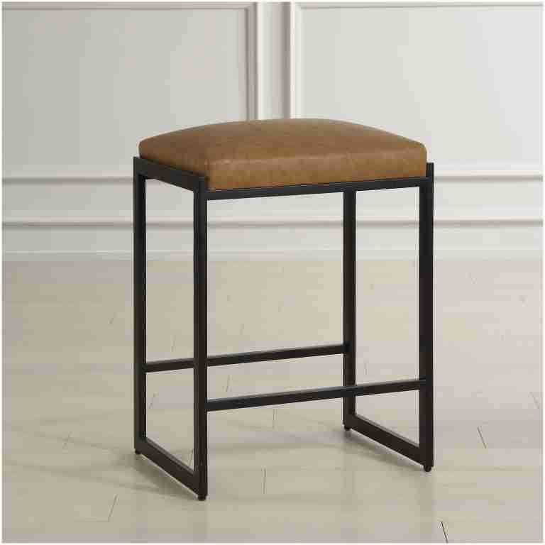 Uttermost Atticus Black Counter Stool