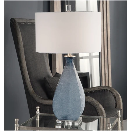 Uttermost Atlantica Ocean Blue Lamp