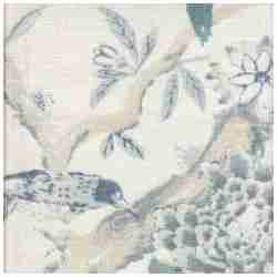 ATARAN/BLUE - Prints Fabric Suitable For Drapery